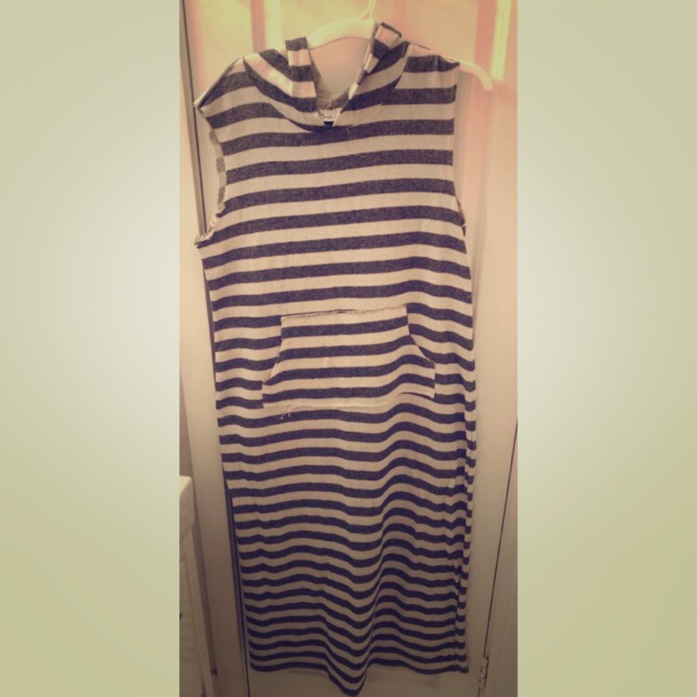 Chesley Hoodie Dress w/ Front Pockets Plus Size 3X